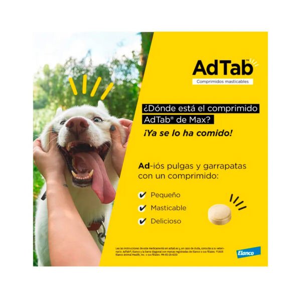 comprimidos-masticables-adtab-para-perros (5) AdTab Comprimido Masticable - Antiparasitario para Perro