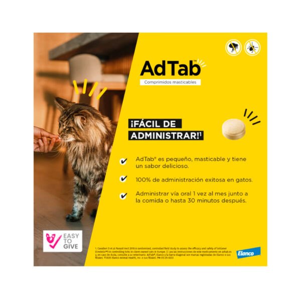 new_comprimidos_gatos_elanco_adtab_masticables_ADT87001_M_2 AdTab Comprimido Masticable - Antiparasitario para Gato