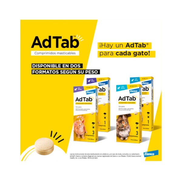 new_comprimidos_gatos_elanco_adtab_masticables_ADT87001_M_3 AdTab Comprimido Masticable - Antiparasitario para Gato