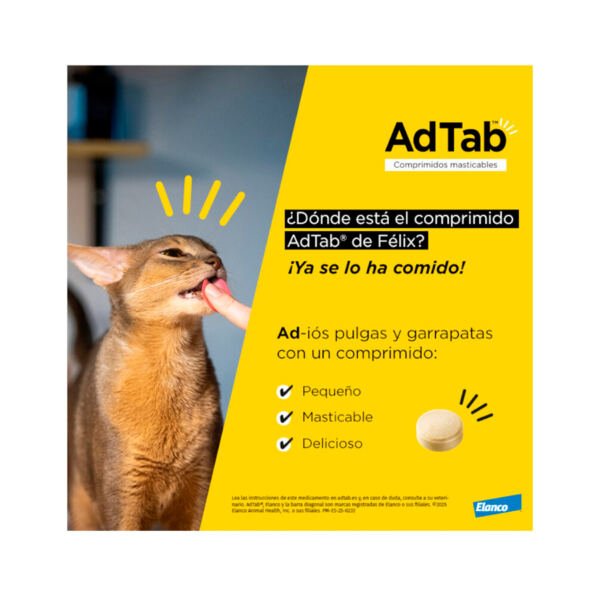 new_comprimidos_gatos_elanco_adtab_masticables_ADT87001_M_4 AdTab Comprimido Masticable - Antiparasitario para Gato