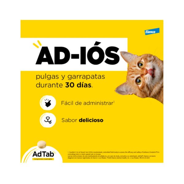 new_comprimidos_gatos_elanco_adtab_masticables_ADT87001_M_6 AdTab Comprimido Masticable - Antiparasitario para Gato