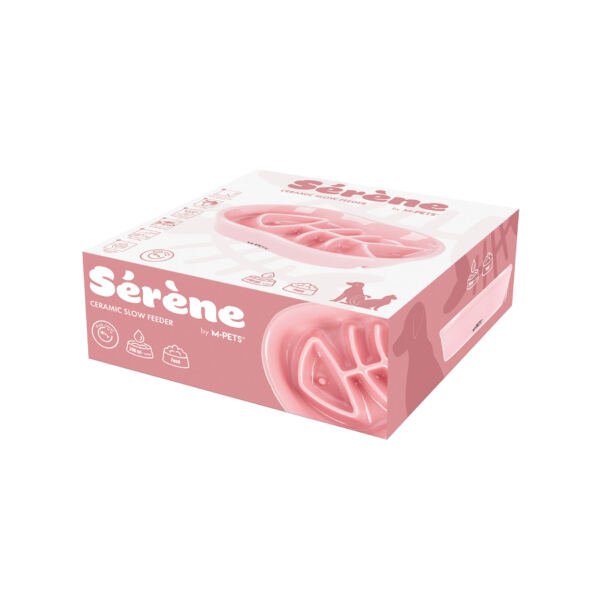 6953182767121 M-Pets Serene Comedero Cerámica Pescado - Accesorio para Perro y Gato