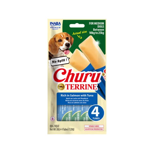 Churu Terrine  Rico en Salmón con Atún - Snack para Perro