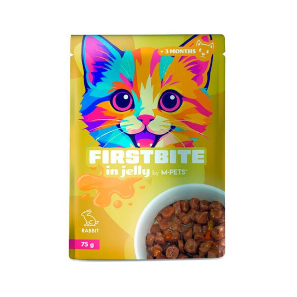 FIRSTBITE en gelatina Conejo M-Pets Firstbite en Gelatina - Snack para Gato