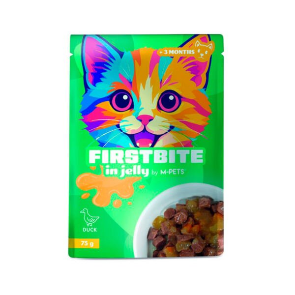FIRSTBITE en gelatina Pato_6953182771753 M-Pets Firstbite en Gelatina - Snack para Gato