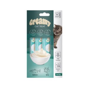 6953182743279 M-Pets Creamy Salmón y Ternera – Snack para Gato
