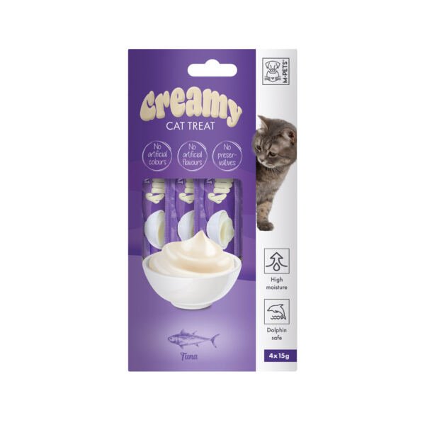 6953182743309 M-Pets Creamy Cat Treat Atún – Snack para Gato