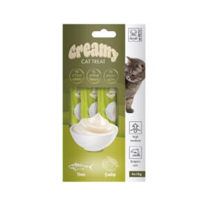 6953182743323 M-Pets Creamy Vieiras y Atún - Snack para Gato