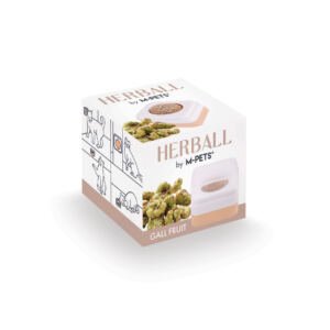6953182758037 M-Pets Herball Bola Interactiva de Gall Fruit - Accesorio para Gato