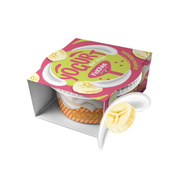 Fidovet Yogur de Plátano - Snack para Perro