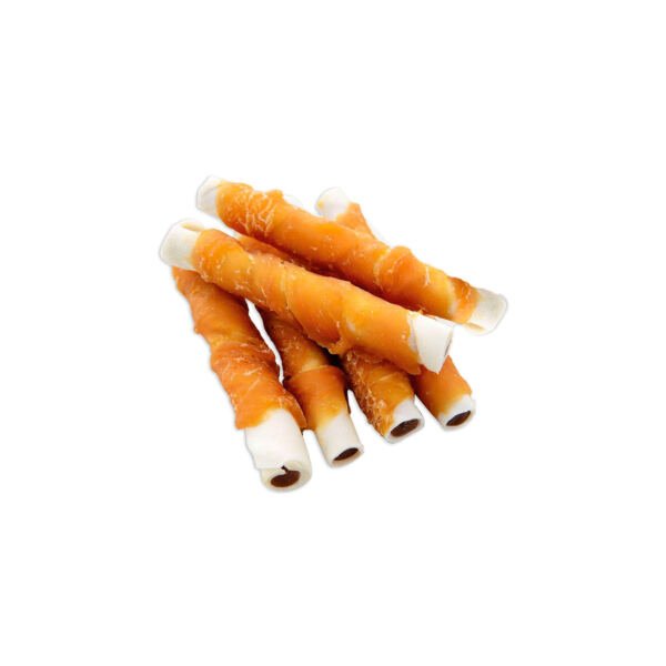 Nutradog Rollitos de Pollo con Extremos Rellenos - Snack para Perros