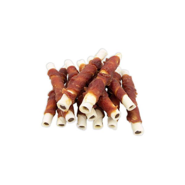 Nutradog Rollitos de Pato con Extremos Rellenos - Snack para Perros