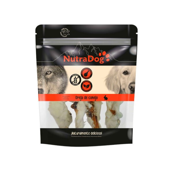 Nutradog Orejas de Conejo - Snack para Perro
