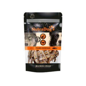 8434744042538+8434744042545 NutraDog Pescaditos Deshidratados - Snack para Perro