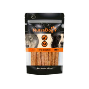 8434744042613+8434744042620 NutraDog Tiras de Salmón - Snack para Perro