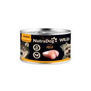 8434744043184 Nutradog Wild Premium Lata de Pollo - Comida Húmeda para Perro