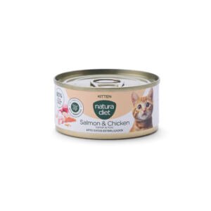 8436596675759_Kitten SalmonChicken85g Natura Diet Kitten Salmón y Pollo Paté – Comida Húmeda para Gatito