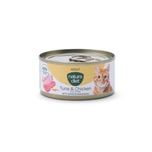 Natura Diet Adult Sterilized Atún y Pollo Paté - Comida Húmeda para Gato