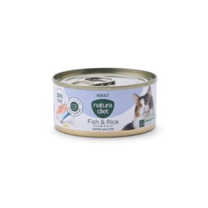 Natura Diet Adult Pescado y Arroz Paté - Comida Húmeda para Gato