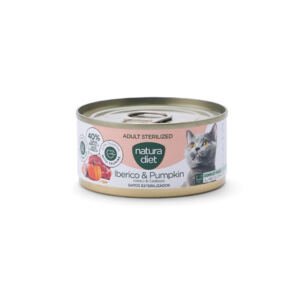 Natura Diet Adult Sterilized Ibérico y Calabaza Paté - Comida Húmeda para Gato
