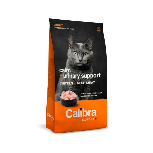 Calibra Expert+ Adult Calm & Urinary Support Pollo - Pienso para Gato
