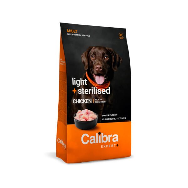 Calibra Expert+ Adult Light Sterilizado Pollo – Pienso para Perro