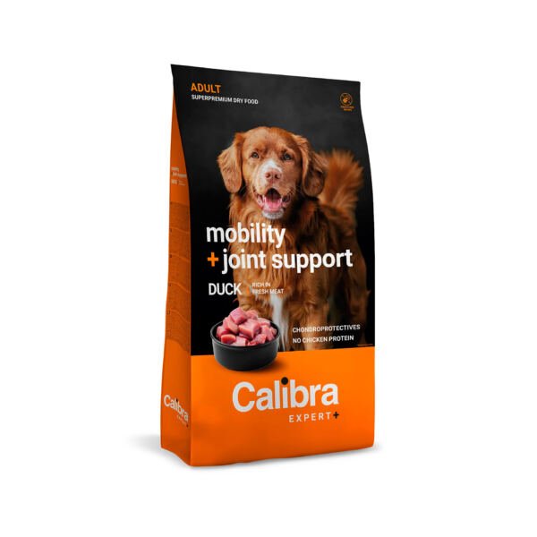 8595706705462 + 8595706705479 Calibra Expert+ Adult Mobility & Joint Support Pato – Pienso para Perro