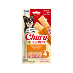 EU Churu Terrine_15g_Dog-Rich in Chicken (2) Inaba Ciao Churu Terrine Rico en Pollo - Snack para Perro