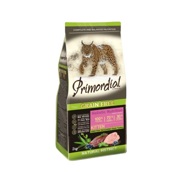 Primordial Kitten Pato y Pavo Grain Free – Pienso para Gatito