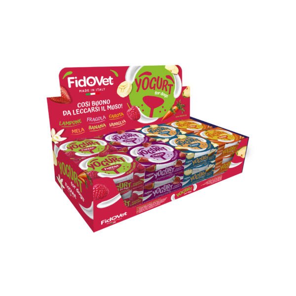 MIX YOGURT PERRO Fidovet Yogur de Vainilla - Snack para Perro