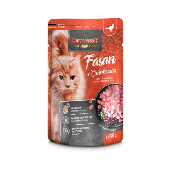 Leonardo Paté Venado y Arándanos Azules – Comida Húmeda para Gato
