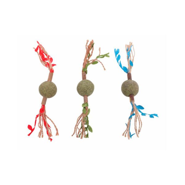M-Pets Charmy Rama con Bola Catnip – Juguete para Gato