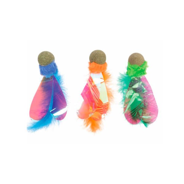 colores charmy plumas M-Pets Charmy Firefly con Catnip - Juguete para Gato