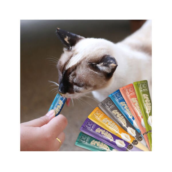 variedad creamy normales M-Pets Creamy Cangrejo – Snack para Gato