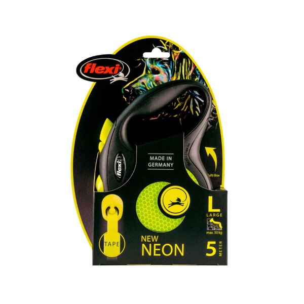 4000498031711_ Flexi Neon - Correa para Perro