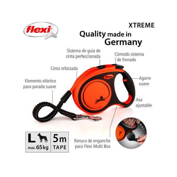 4000498034408_2 Flexi-Xtreme Correa Extensible - Accesorio para Perro