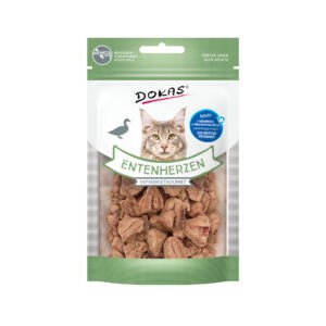 Dokas Corazones de Pato Liofilizados - Snack para Perro y Gato