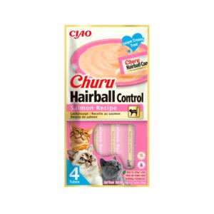 Churu Cat Hairball Salmón – Snack para Gato