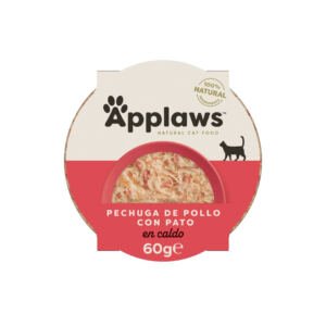 5060122495998 Applaws Tarrina de Pechuga Pollo y Pato - Comida Húmeda para Gato