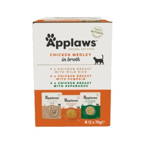 5060122496599 Applaws Sobre Caldo Pollo Multipack - Comida Húmeda para Gatos
