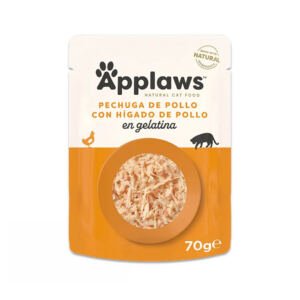 Applaws Sobre Filete de Hígado y Pollo en Gelatina - Comida Húmeda para Gato