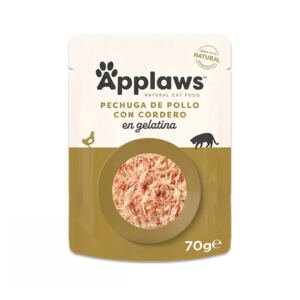 5060333430252 Applaws sobre de Pollo y Cordero en Gelatina - Comida Húmeda para Gato