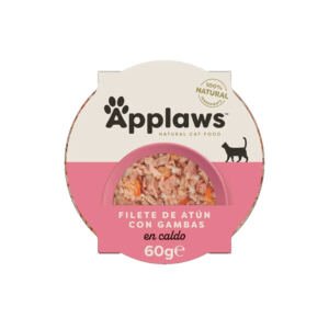 5060333430986 Applaws Tarrina de Atún y Gambas en Caldo - Comida Húmeda para Gato