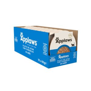 5060333430993 Applaws Tarrina de Atún y Cangrejo en Caldo - Comida Húmeda para Gato