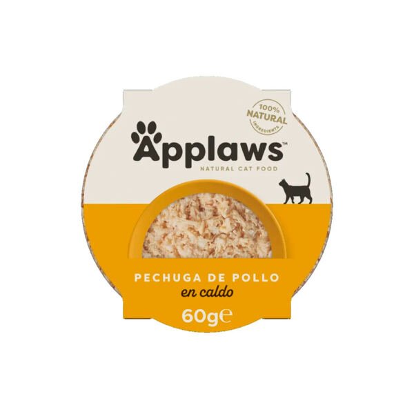 Applaws Tarrina de Pechuga Pollo y Arroz - Comida Húmeda para Gato
