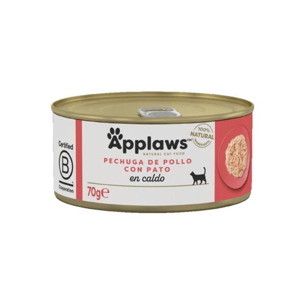 5060481896658 Applaws Lata Pollo y Pato - Comida Húmeda para Gato