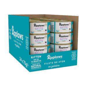 5060481899178 Applaws Lata Kitten de Atún en Gelatina - Comida Húmeda para Gatito