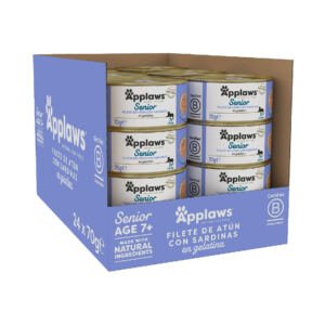 5060708560881 Applaws Senior Lata Atún y Sardina - Comida Húmeda para Gato