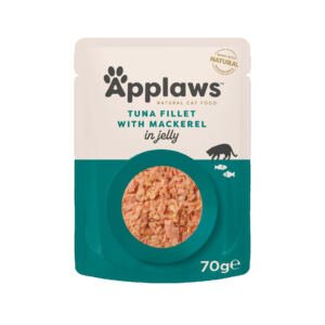 5060708561406 Applaws Sobre Filete de Atún y Caballa Gelatina - Comida Húmeda para Gato