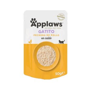 5060708563387 Applaws Kitten Sobre Pechuga de Pollo en Caldo – Comida Húmeda para Gatito